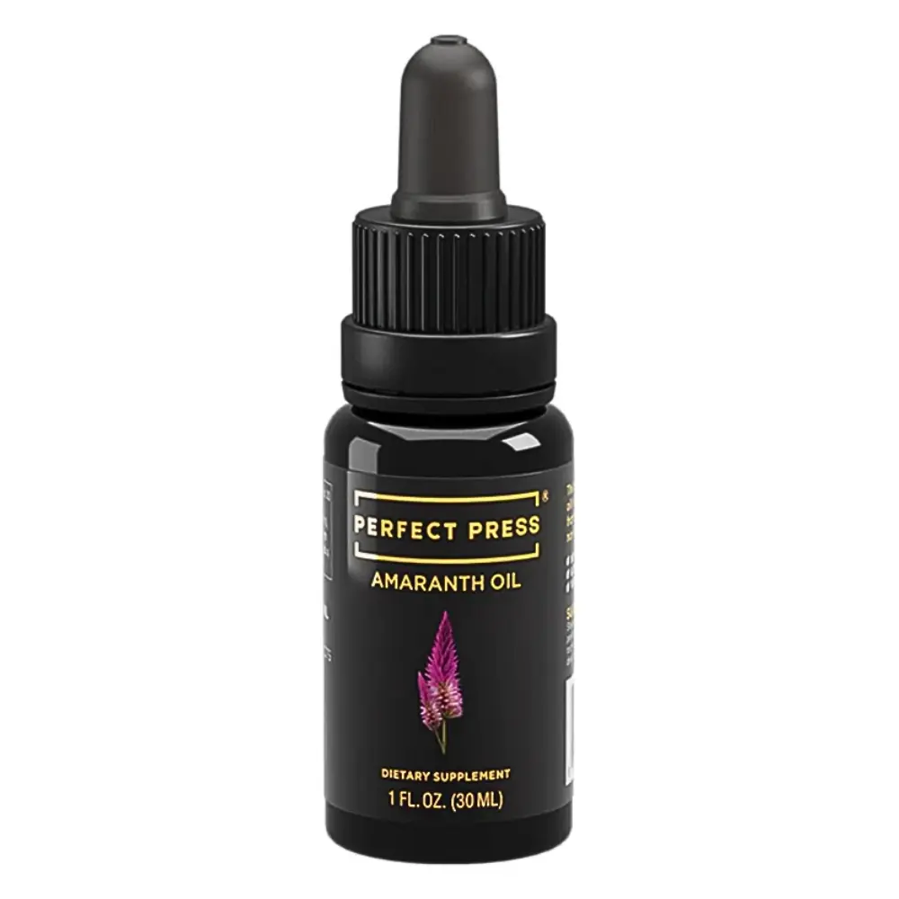 Activation Perfect Press Amaranth Oil | Hydrating Skin Care Booster for Hair, Skin & Face | Raw, Edible Seed Oil | Natural Moisturizer w/Squalene & Collagen | Can be Added to Food or Water | 1 fl oz