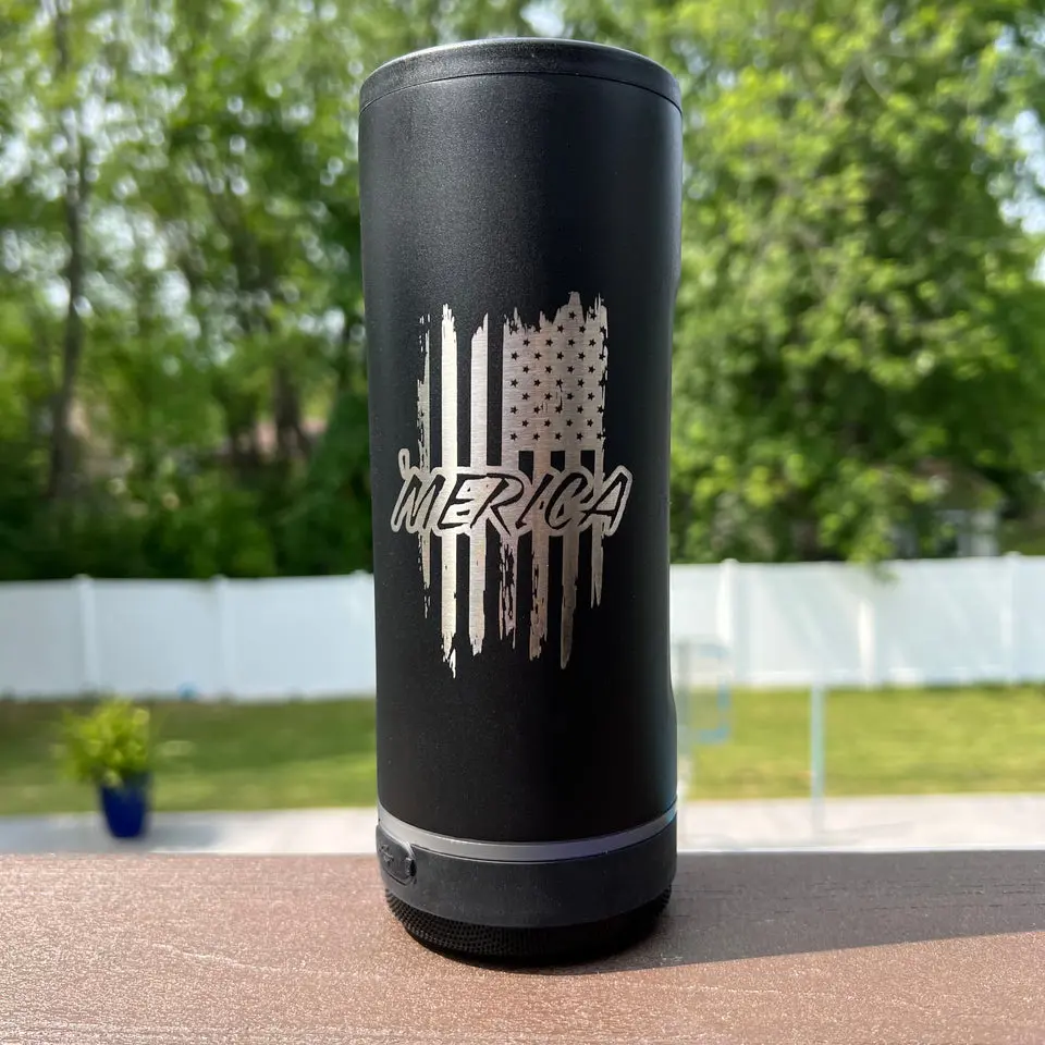Merica Bump'n Brew Speaker Can Cooler