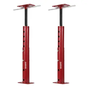[FLASH SALE] Garvee Adjustable Heavy Duty Floor Jack Post, 2 Pack – 19-36in Height, 18,000 lbs Capacity, Telescopic Steel Support for Leveling and Lifting, Permanent Basement Joist Stabilizer - Red, 19-36in