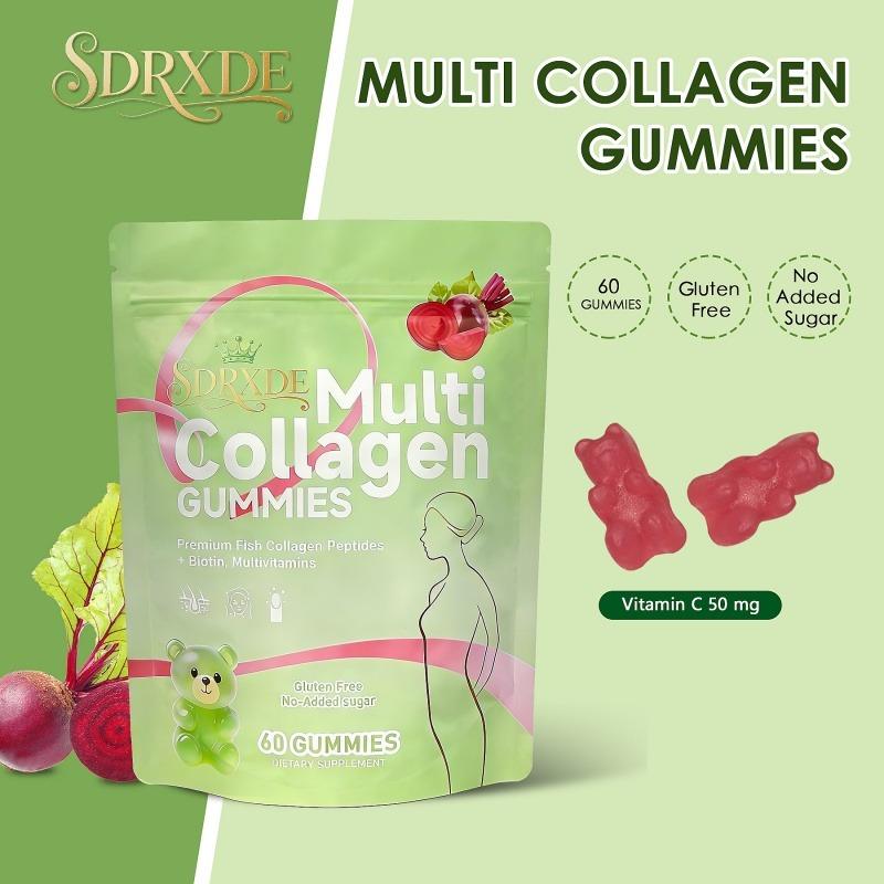 SDRXDE Sugar-Free Cranberry Probiotic & Collagen Gummies for Women, Individually Wrapped Daily Wellness Support c e vitamins Organic Liposomal Lymphatic Triple Herbal Health Drops alpha 10-in-1 shilajit gummies healthy age zeaxanthin vitamin d3 k2 mk7 pm