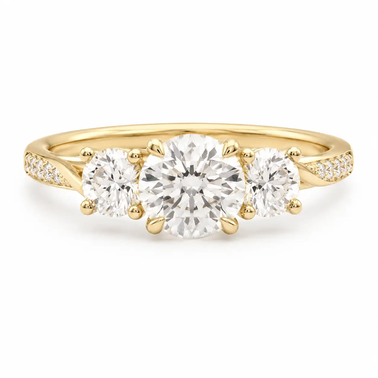 The Three Stone — Diamond Engagement Ring