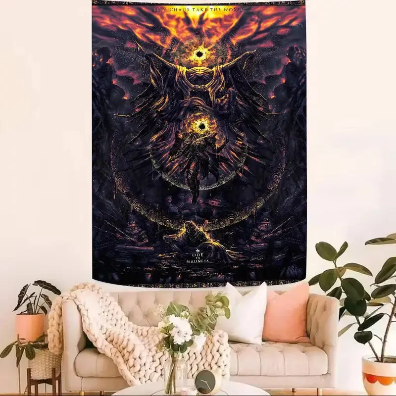 XL Classic Soulslike Action D-Dark Cool Souls Series Game Tapestry Wall Hanging Art Decoration Aesthetic Background Tapestry