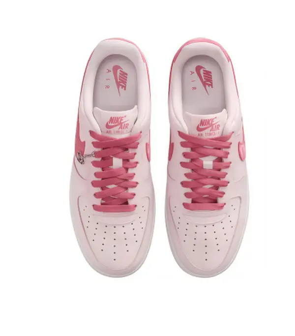 Nike Air Force 1 Low Two Tone Pink Men Women Sneakers AF1 Pink White Leather Casual Skate Shoes Daily Street Walking Footwear