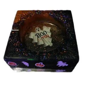 Spooky Halloween Ashtray/Candle Holder/Trinket - Durable Epoxy Material - Cozy, Decor