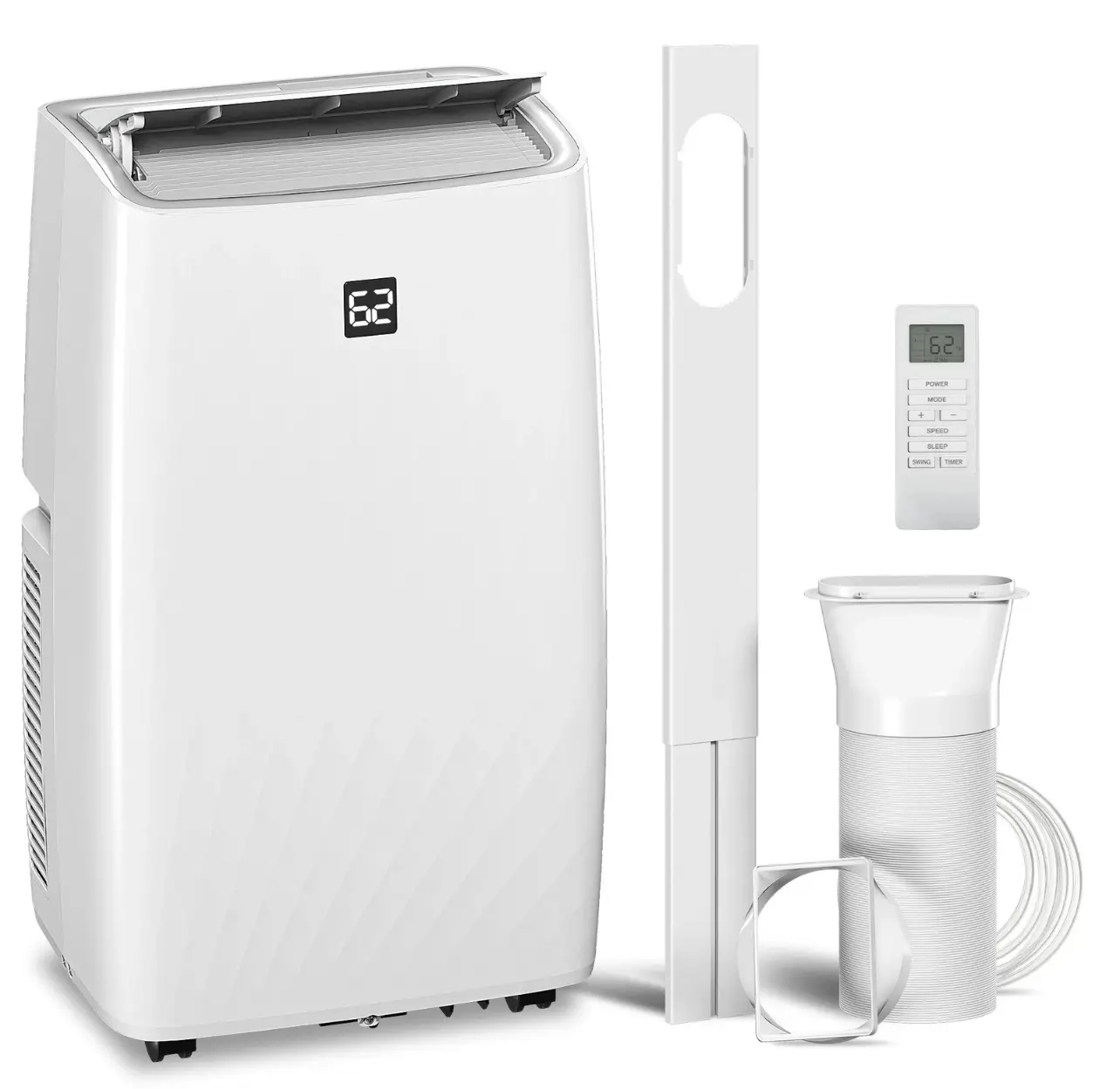 Portable Air Conditioner 14000 BTU with Dehumidifier & Fan, AC Unit