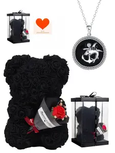 Dark Domain Shark Anchor · Star Diamond Original unique shark necklace with a luxury stylish pendant.Comes with a preserved rose & teddy bear gift box.Perfect mysterious gift for birthdays, Valentine's Day, Mother's Day, Christmas and all holidays.