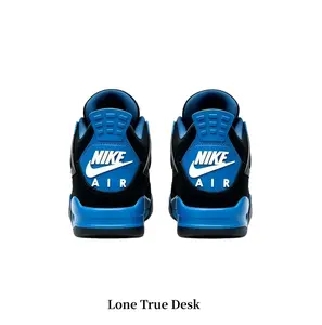 Deep Black Cyan Highlight Vintage Mid Cut Trainers Square Mesh Air Flow Side Panels Uniform Lake Blue Fabric Shoelace Stacked Dual Color Cushion Layer Wear-Resistant Traction Sole Outdoor Gym Casual Walking Trend Kicks