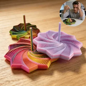 3D Printed Star Fidget Toy, Portable Stress Relief Hand Toy for Anxiety Relief, Perfect for Work Study Daily Use, Ideal Gift for Holidays