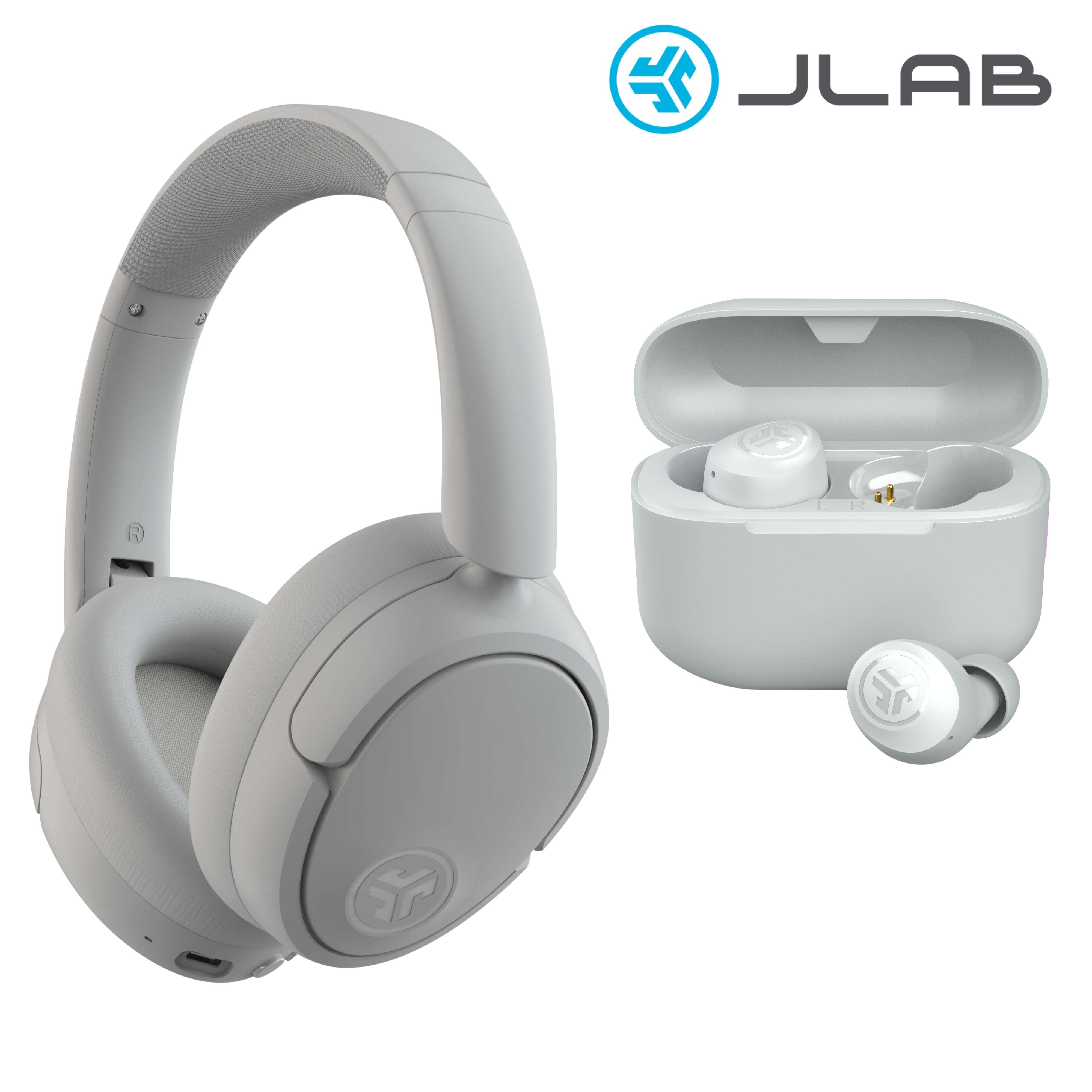 JBuds Lux ANC GO POP Gift Set Audio Headphone Earbuds Headset, 1 ANC Headphone & 1 GO Pop Earbuds