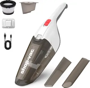Shop-Vac Cordless Handheld Vacuum for Car & Home, Wet/Dry Portable Cleaner