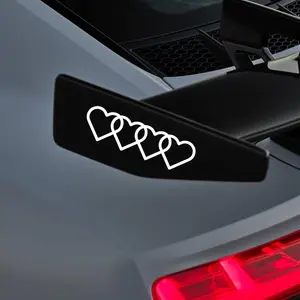 Heart Audi Rings Decal | Audi Hearts Sticker | Audi Emblem Logo | Bumper Sticker | Window Decal | Applicable on most surfaces!