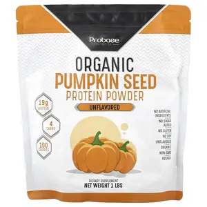 Probase Nutrition Organic Pumpkin Seed Protein Powder, Unflavored, 1 lb