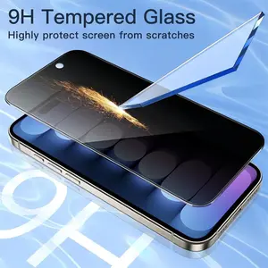 Privacy Screen Protector For iPhone 17 Pro Max Anti-Spy 9H Tempered Glass Film High Protection Compatible with iPhone 16 15 14 13 12 11 Pro Max
