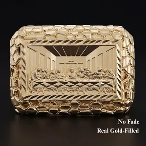 Nugget Ring 14k Gold Filled Stainless Steel by "Money Made Jewelry": Size 9 ONLY Unisex Luxury Ring