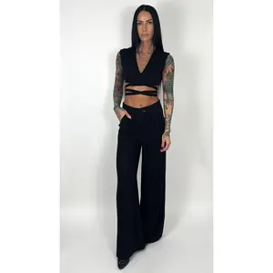 UNDONE TIE TOP