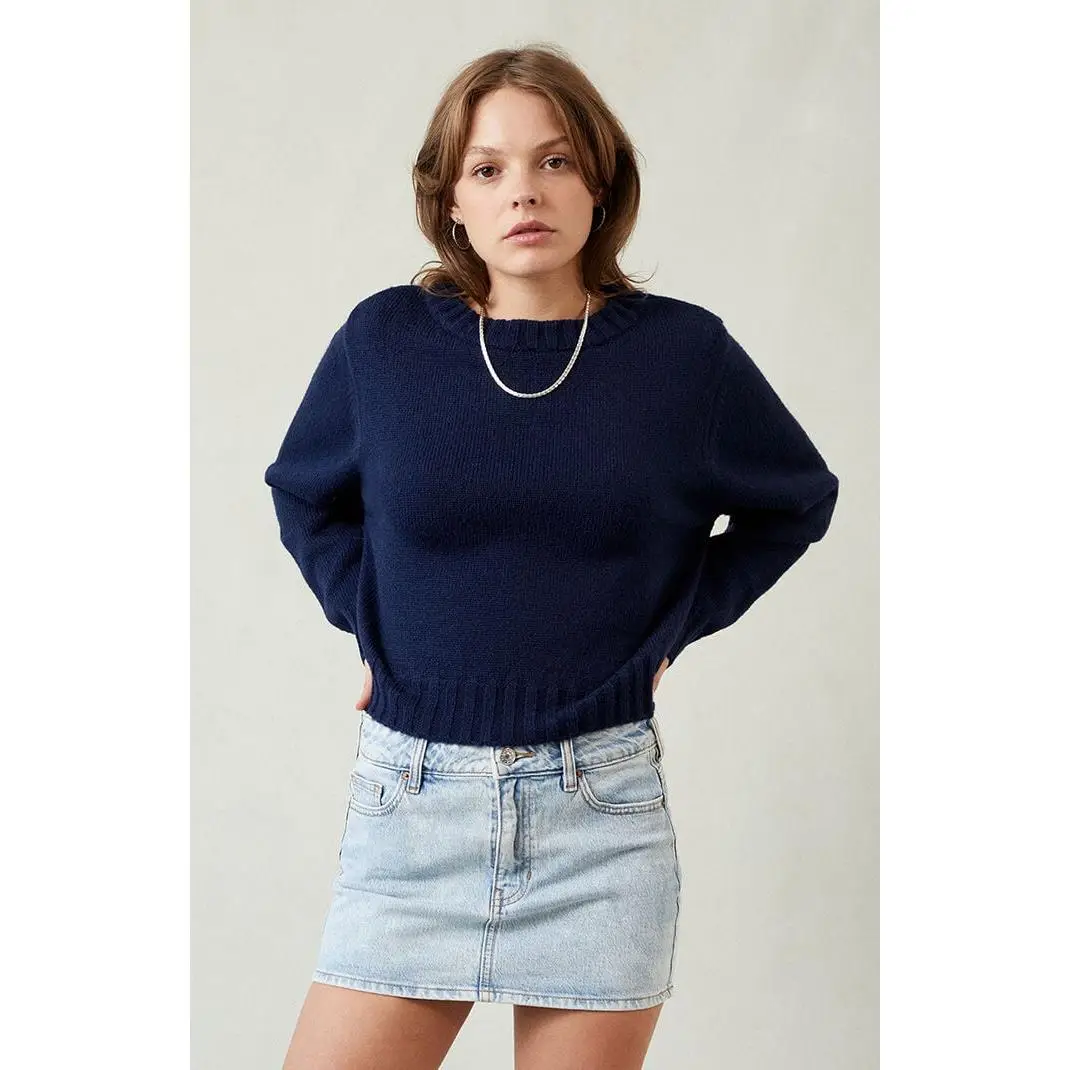 Pacsun Women's Bella Stretch Light Indigo Mid Rise Denim Mini Skirt - Multicolor