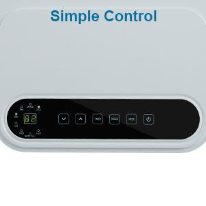 GARVEE 10000BTU Portable Air Conditioner 3 in 1 with LCD Display Remote Control, Fast Cooling Up to 450 sq.ft, AC Cooling, Dehumidifier, Fan for Bedroom, Office White