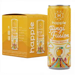 Mango Mimosa Fungi-Powered Seltzer