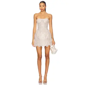 Bronx and Banco Giselle Blanc Mini Dress in White