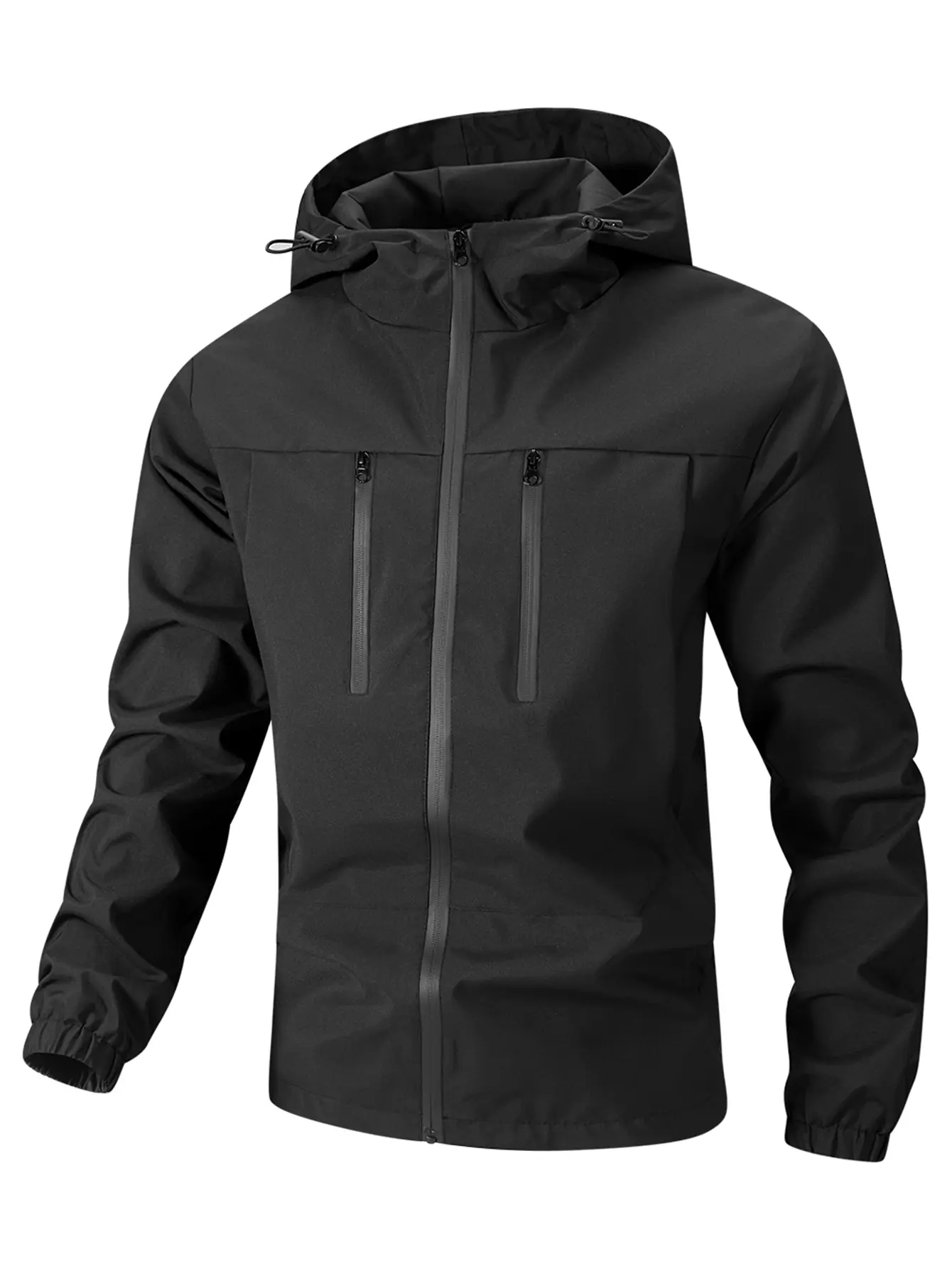 Men’s hooded tactical jacket with multiple pockets, waterproof and wear-resistant softshell functional outerwear suitable for mountaineering, tactical training, daily commuting, and streetwear.Softshell Jacket - Outdoor Apparel