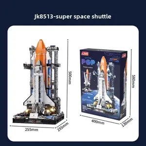 Building Blocks Space Rocket Breaking Dawn Globe Educational Assembly Toy Boys Birthday Gift Large Space Shuttle Building Blocks Model Magnetic Construction Set Magnetic Tiles