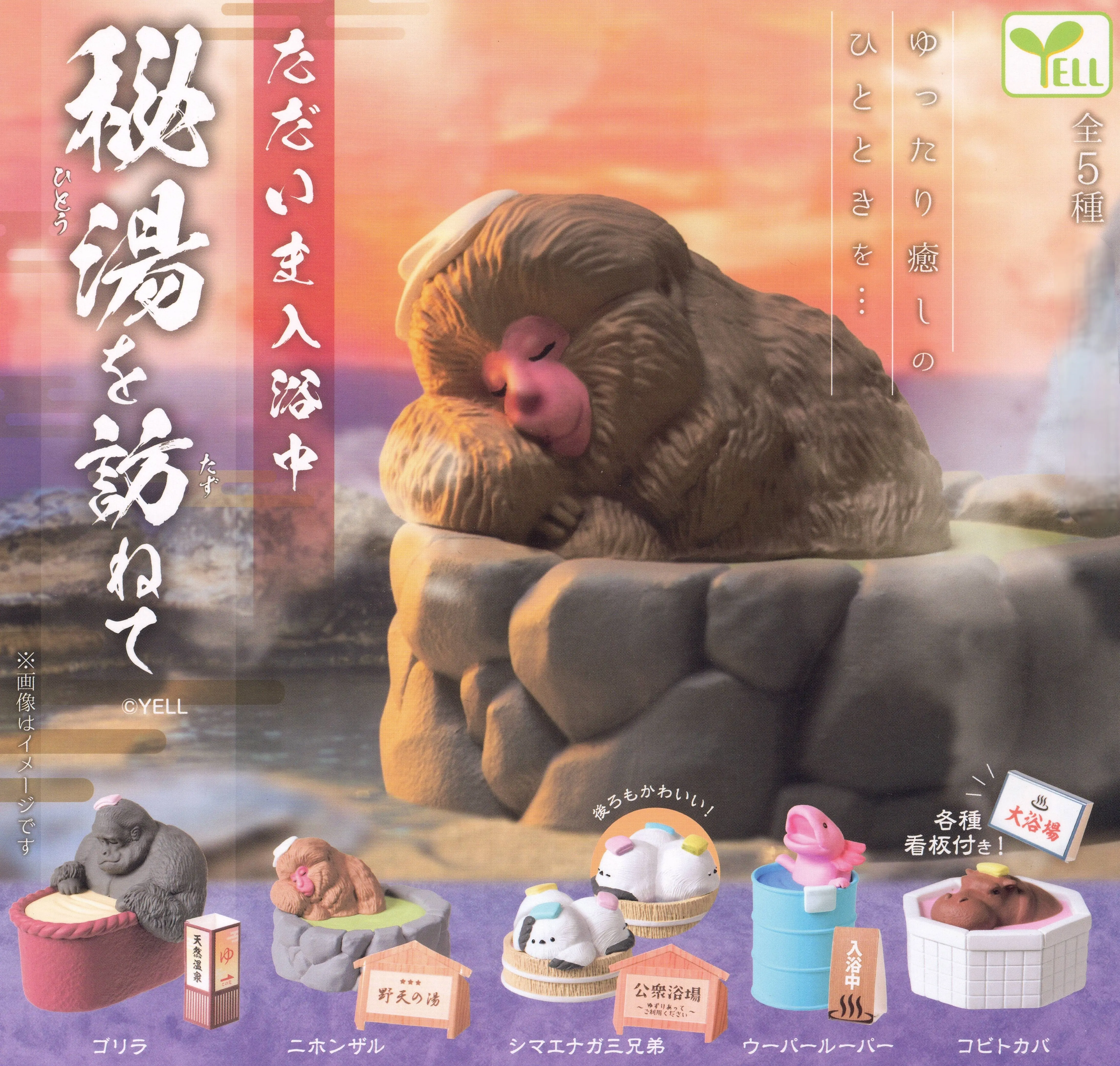 127 Hot Spring Bathing Animals Gacha