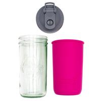 Berry Pink / Charcoal Gray