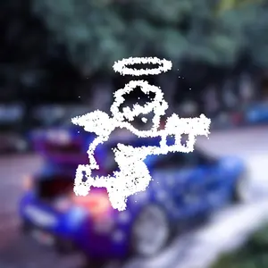 BAD ANGEL STICKER - Car Decoration - Personalized Stickers