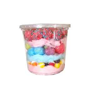 Knoll's Sweets Freeze Dried Carnival Mix Candy, Rainbow Bittles, Happy Rancher, Cotton Candy, Clusters, Shareable, Reusable Deli Container
