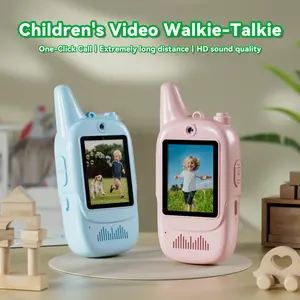 Children's Walkie-Talkie Kit 2-Set with Voice Conversion 1000-foot Range USB Rechargeable Battery for Indoor Play Camping Hiking Halloween Gift for Boys Girls 3-10