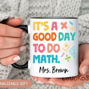 Personalized It's A Good Day To Do Math Math Mug Personalized Math Teacher Gift Math Lover Gift Math Teacher Mug Gift for Math Lover