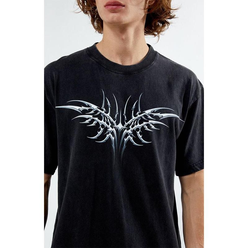 Pacsun Men's Cyber Wing Oversized T-Shirt