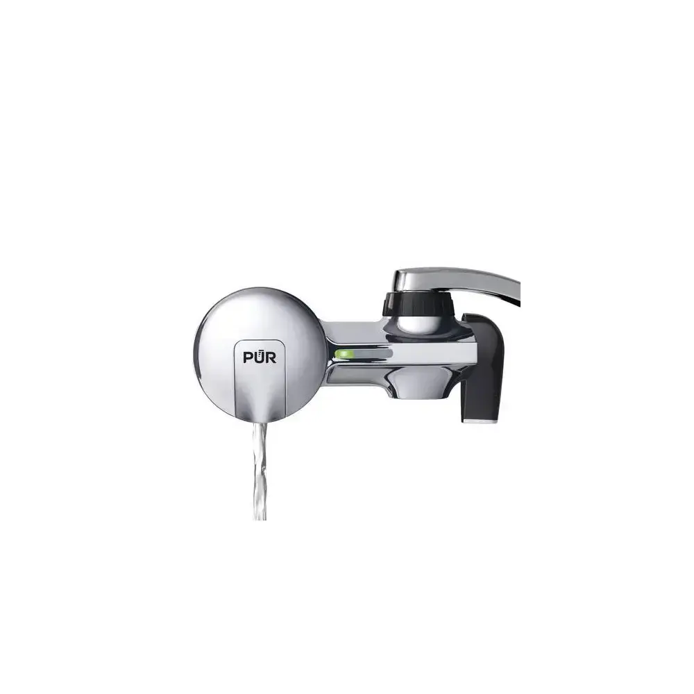 PUR Filtration PLUS Faucet Horizontal Mount Water Filtration System Chrome PFM400H: Best Sink Filter Lead & Mercury Removal Easy Install