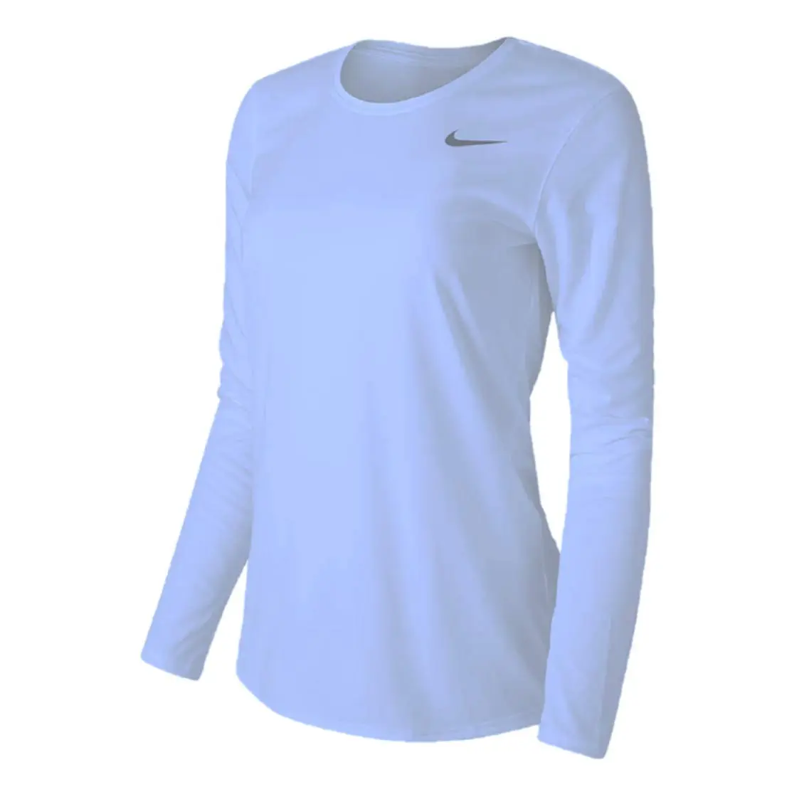 Nike Dri-FIT T-Shirt Womens Grey Authentic Tee Athletic Sportswear Everyday Essential Gym Training New Original L XL Free Shipping | Gym | Workout | Training | Running | Fitness | Sports | Exercise | Casual | Lounge | Travel | Everyday | Comfortable