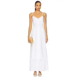 SNDYS Astrid Maxi Dress in White
