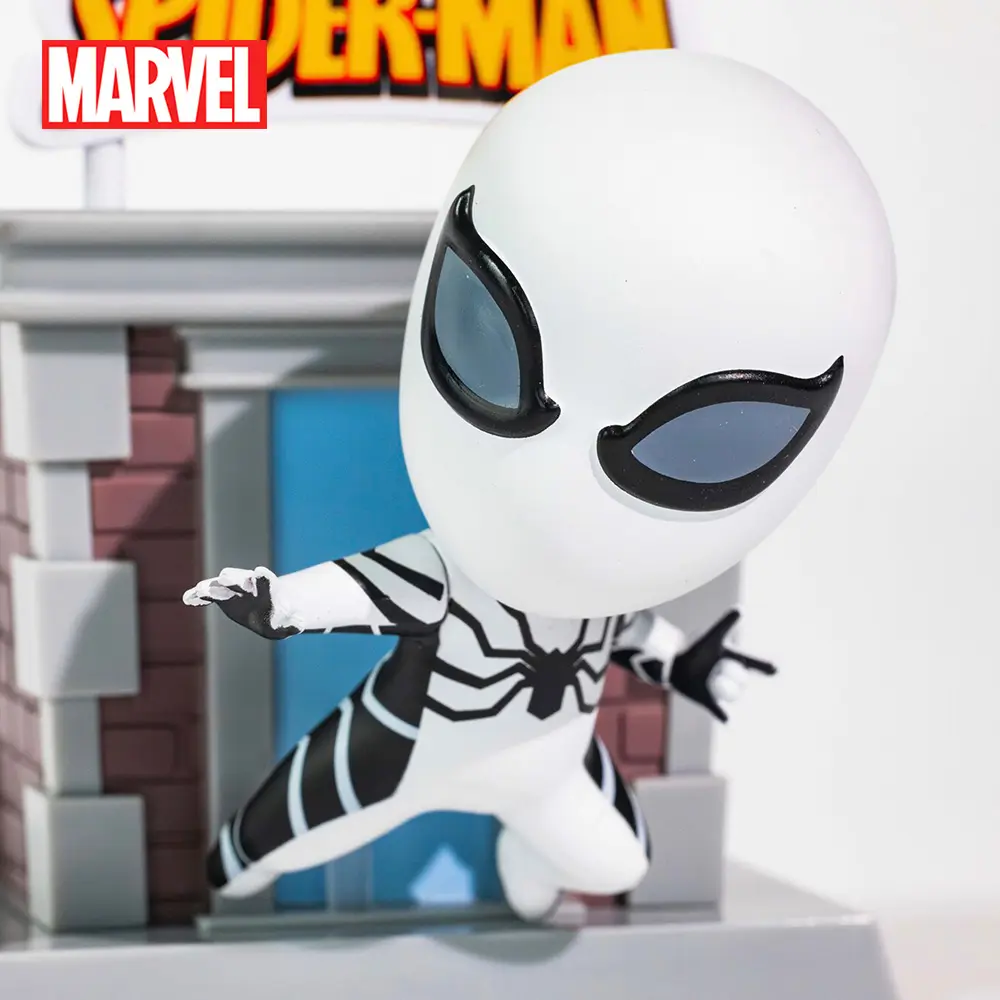 1PC Marvel Officially Licensed  Symbiote  Spider-Man Movie Figural Peripheral Collections High-Quality Ornaments Bedroom Living Room Desktop Decorations Birthday Christmas Good Gifts Collectible Figurine