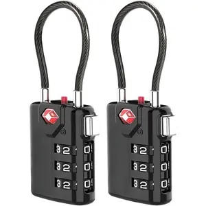 Compatible with travel luggage lock, inspection indicator, and easy to read dial
