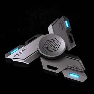 Metal Luminous Fidget Spinner EDC Relieve Stress Reducing Toys Antistresse Spinning Top Tip Gyro Hand Glowing Rotating Children Adults Anti anxiety