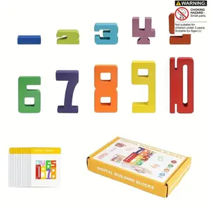 Number Recognition Blocks, Large Wooden Math Puzzle, Math Learning Blocks, Parent-Child Logic Game, Early Education Toy, Brain Development