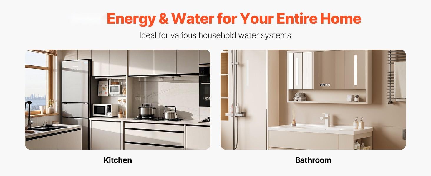 Hot Water Recirculating Pump With Bypass Valve, Instant Recirculation Kit With Timer, Adapter, Circulation System, Stainless Steel Head, 0.13 HP, 110-120V, For Tank Water Heaters In Homes Hot Water Recirculating Pump With Bypass Valve, Instant Recirculation Kit With Timer, Adapter, Circulation System, Stainless Steel Head, 0.13 HP, 110-120V, For Tank Water Heaters In Homes