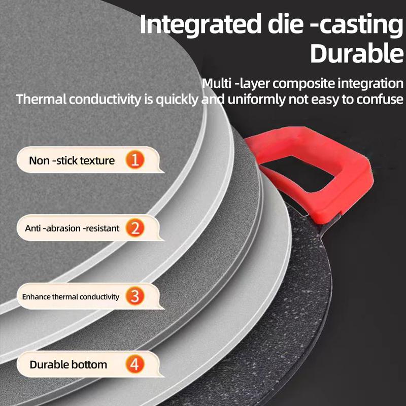 AORAN Portable Electric Comal, Indoor Smokeless Korean BBQ Grill, Non-stick Griddle for Tortillas, Adjustable Temperature Control, Asador de Carne TiktokShopBlackFriday