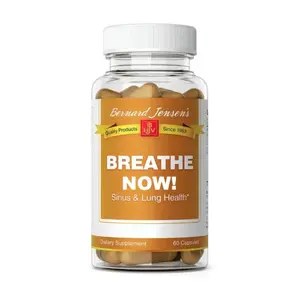Breathe, 60 vegetarian capsules - Natural Supplement for Sinus & Lung Health