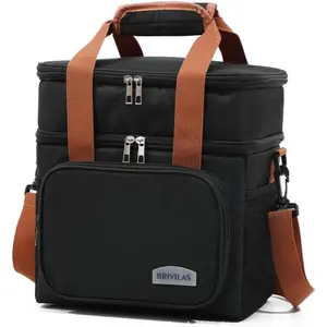 Insulated Lunch Bag for Men & Women - Large Leakproof Lunch Box for Work, School, Picnics - Reusable Durable Cooler Tote with Cute Design, Keeps Food Fresh & Cold