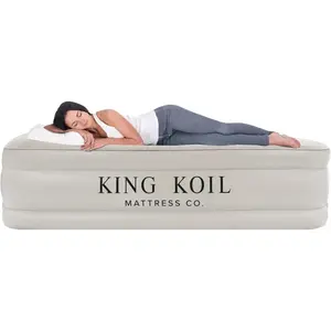 Full Size Luxury Air Mattress with Built-in Pump - Adjustable, High Comfort, Durable & Portable