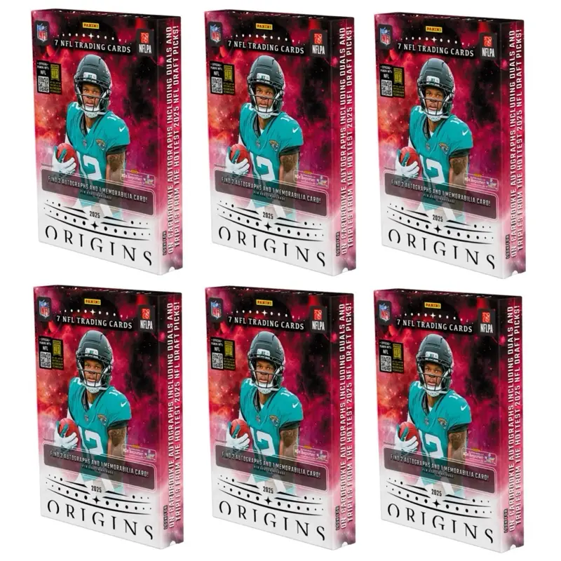 Pick Your Team 2025 Panini Origins Hobby Box Football 6 Box Card Break