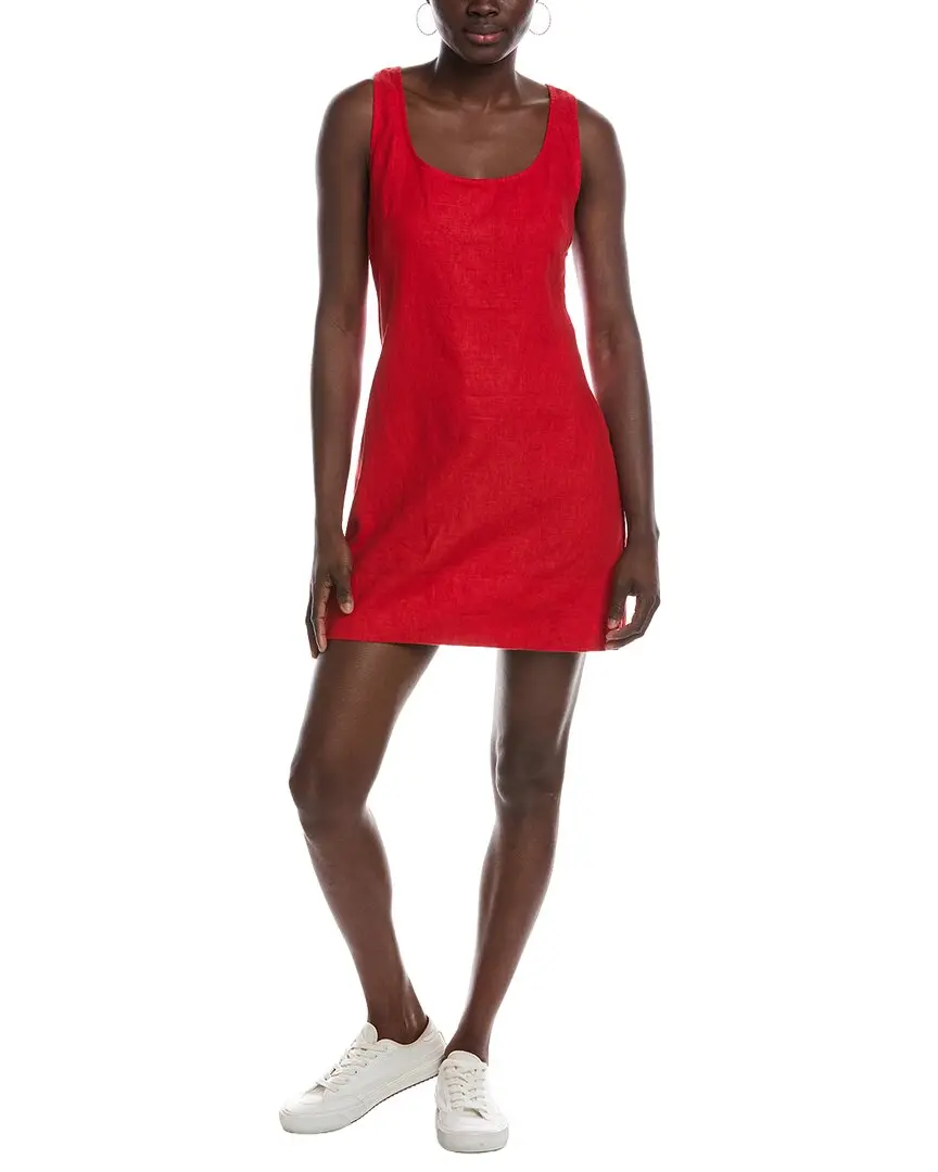 Madewell Solange Linen Mini Dress