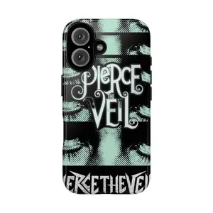 Pierce The Veil Aesthetic Phone Case, Soft TPU, Shockproof Grip, Rock Band Vibe, Trendy Gift For iPhone