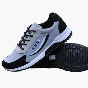 New Design Men's Sneakers Walking Style Casual Shoes with Mesh Upper and Fashion Lacing System Brown Navy Blue All Seasons Comfortable Breathable Boy Footwear