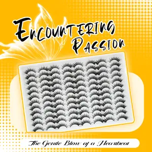 48 pairs of fluffy natural one-piece complete false eyelashes, full eyelashes, C curls, suitable for all eye types, soft and comfortable to wear, not eye-catching, suitable for gatherings, parties, daily travel, essential makeup for beginners Cosmetic