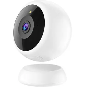 2K HD Magnetic Security Camera - Wireless, AI Motion Detection Monitoring Device , 360° Coverage, Battery Powered Indoor & Outdoor Use